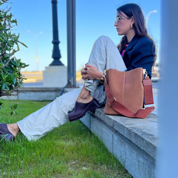 Cartera Praga - Marrón